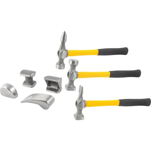 Jogo de martelos e tassos 7 peas com maleta