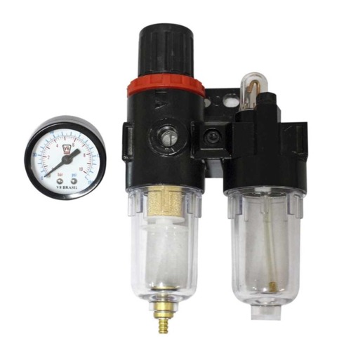Conjunto filtro regulador e lubrificador 1/4