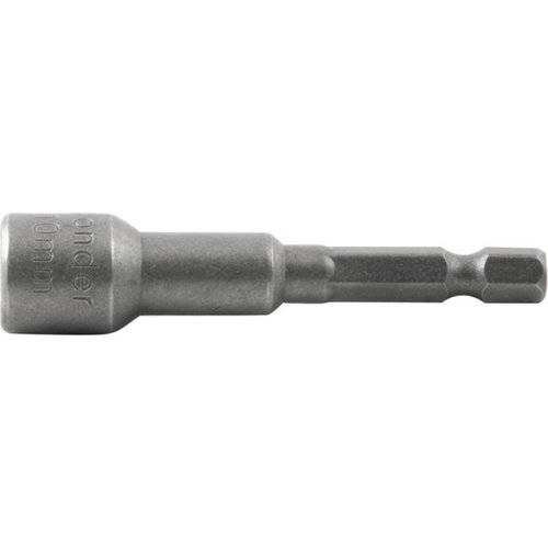 Soquete magn�tico sextavado 10 mm x 65 mm encaixe 1/4