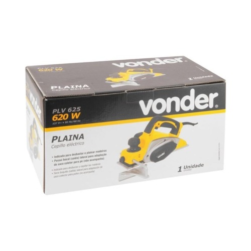 Plaina eltrica 620 watts corte por passada de at 2,5 mm -  PLV 625  220V
