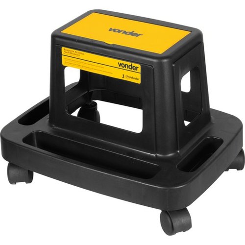 Banqueta para mecnico com bandeja porta ferramentas 