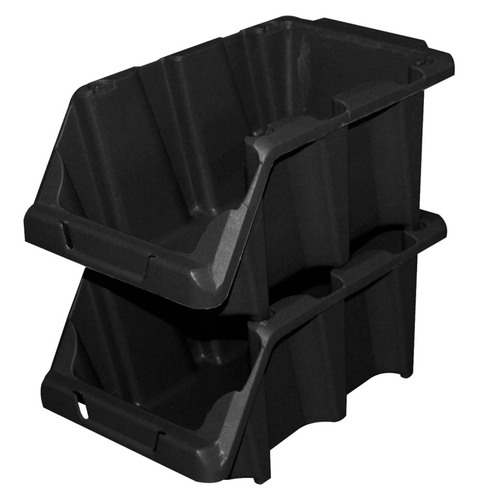 Gaveta plástica empilhável para estante nº 5 com 4 peças Gaveta plástica empilhável para estante nº 5 com 4 peças