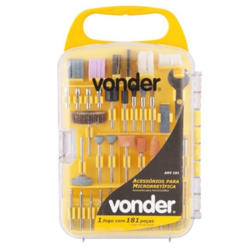Acessrios para micro retfica com 181 peas - ARV 181