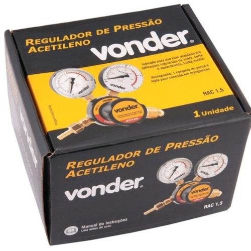 Regulador de presso acetileno - RAC 1,5