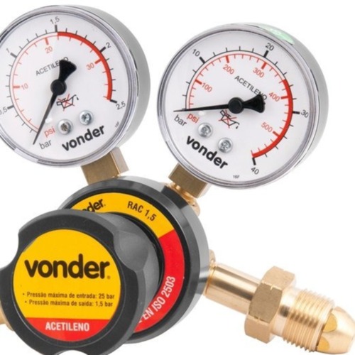 Regulador de presso acetileno - RAC 1,5