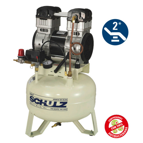 Compressor de ar odontolgico 9 ps 30 litros 1,5 hp - CSD9/30  220V