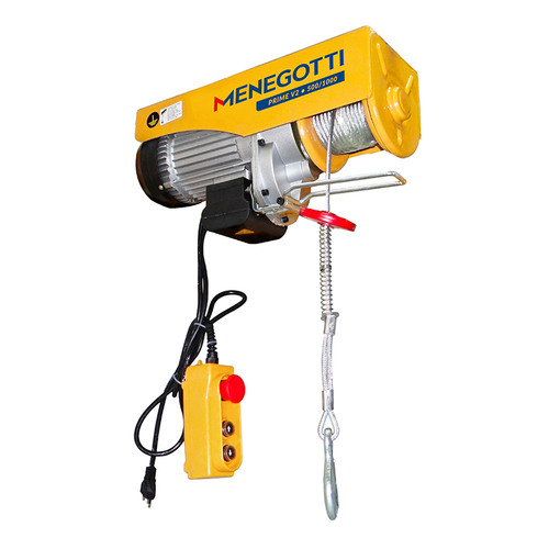 Guincho Talha elétrica capacidade 500 / 1000 kg elevação de até 12 metros - Prime V2 220V Guincho Talha elétrica capacidade 500 / 1000 kg elevação de até 12 metros - Prime V2 220V