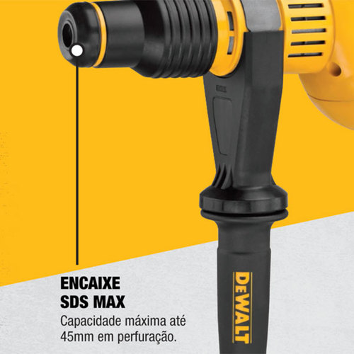 Martelo perfurador rompedor 1.350W 10,5 joules encaixe SDS Max - D25614K 220V Martelo perfurador rompedor 1.350W 10,5 joules encaixe SDS Max - D25614K 220V