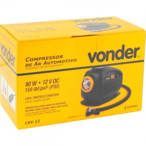 Mini compressor port�til anal�gico 12 volts - CAV 12