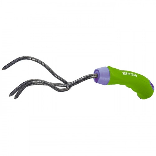 Ancinho 3 dentes com cabo emborrachado 31 cm