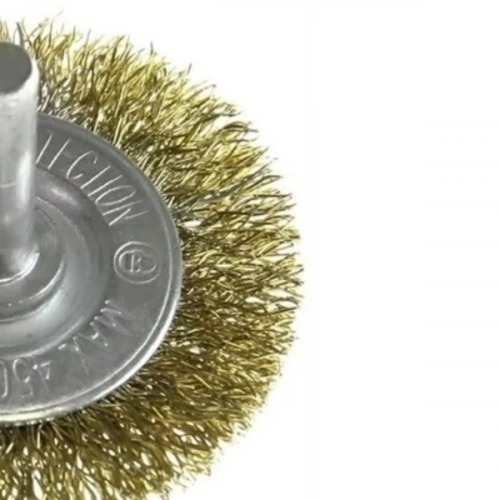 Escova de a�o circular ondulada 50 mm 