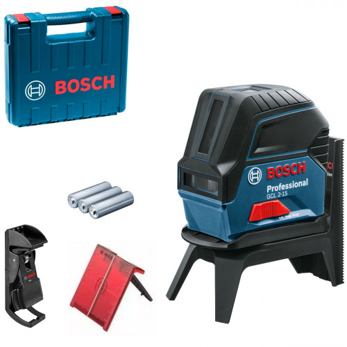 Nível a laser com 2 linhas e 2 pontos de prumo - GCL 2-15 Nível a laser com 2 linhas e 2 pontos de prumo - GCL 2-15
