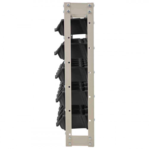 Estante metlica com 25 gavetas n 3 preta