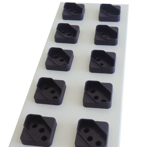 Filtro de linha 10 tomadas 1,1 metro 10A preto