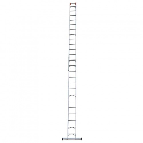 Escada de alum�nio extens�vel 3,85 x 6,24 m 2 x 11 degraus 3 em 1