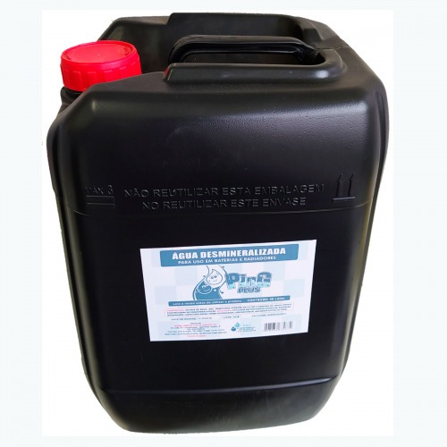 Água desmineralizada para bateria 20 litros - AB20L Água desmineralizada para bateria 20 litros - AB20L