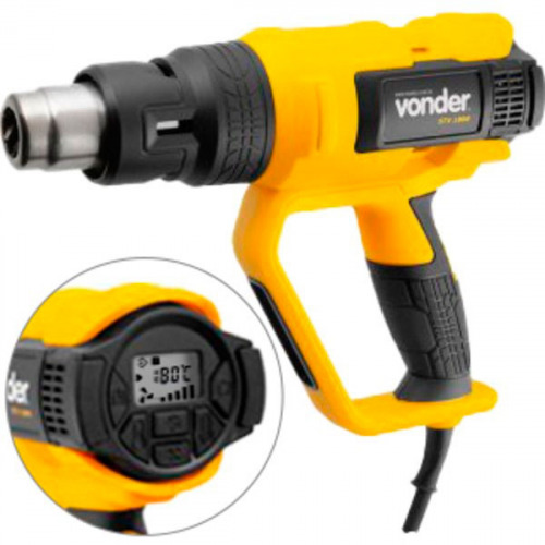 Soprador t�rmico digital 1800W 50 a 650�C 2 est�gios com acess�rios - STV 1800  220V
