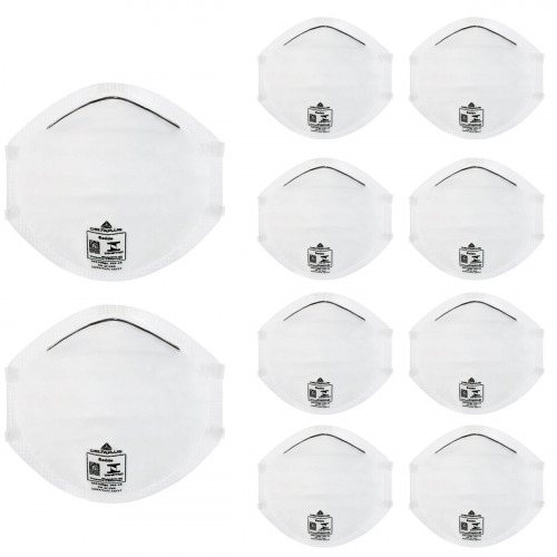 Kit 10 Máscaras contra poeiras e névoas sem válvula PFF1 - CONFORT Kit 10 Máscaras contra poeiras e névoas sem válvula PFF1 - CONFORT