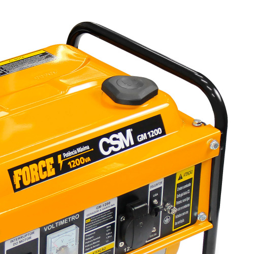 Gerador de energia 1,2 kva a gasolina monofásico partida manual - GM 1200 220V Gerador de energia 1,2 kva a gasolina monofásico partida manual - GM 1200 220V