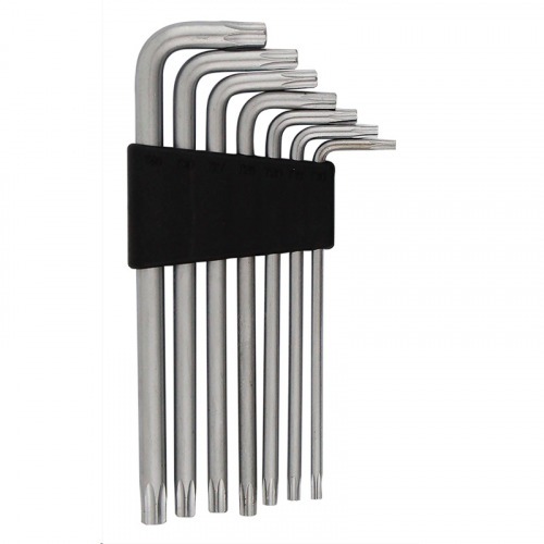 Jogo de chave hexalobular T10 a T40 com 7 pe�as