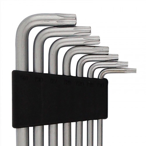 Jogo de chave hexalobular T10 a T40 com 7 pe�as