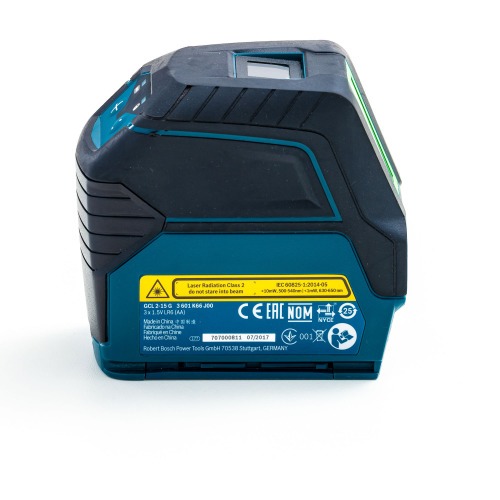 N�vel a laser verde com 2 linhas e 2 pontos de prumo - GCL 2-15G