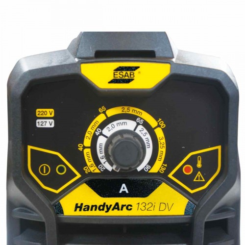 Inversora de solda 90/130A para eletrodo revestido bivolt - HandyArc 132i DV  110V/220V