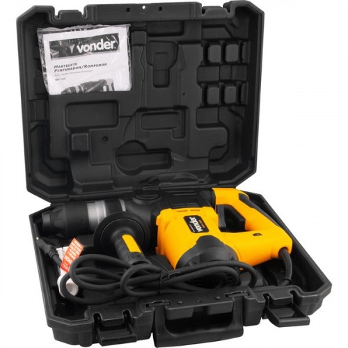 Martelete Perfurador e Rompedor 1500W 5,5 joules com maleta SDS Plus - MPV 1500  110V
