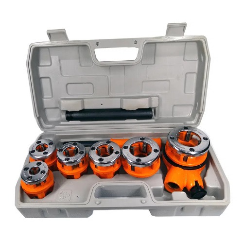 Jogo de tarraxa manual para canos metlicos 9 peas de 1/4