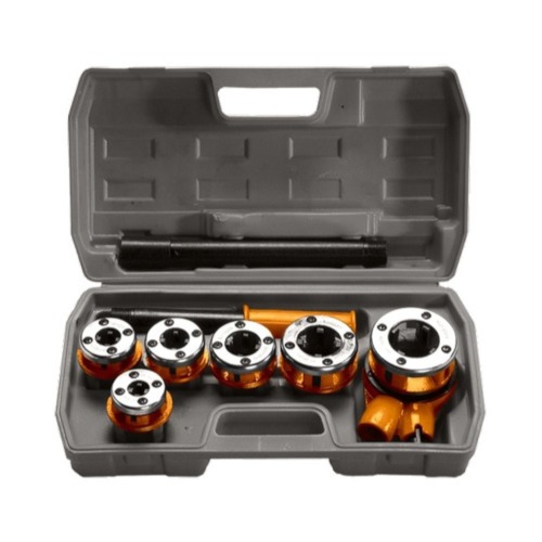 Jogo de tarraxa manual para canos metlicos 9 peas de 1/4
