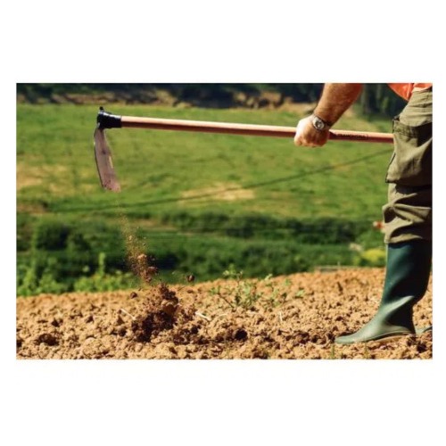 Enxada larga forjada com cabo de madeira 130 cm Enxada larga forjada com cabo de madeira 130 cm