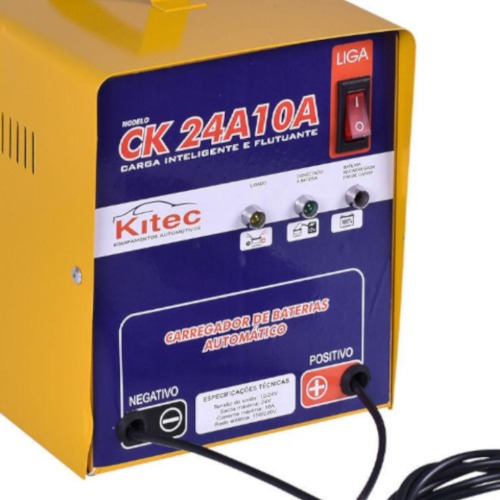 Carregador de bateria port�til 12/24V 10A - CK24A10A  110V/220V
