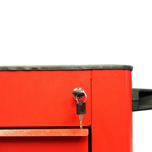 Carrinho para ferramentas fechado 6 gavetas Red Essencial - R20150106