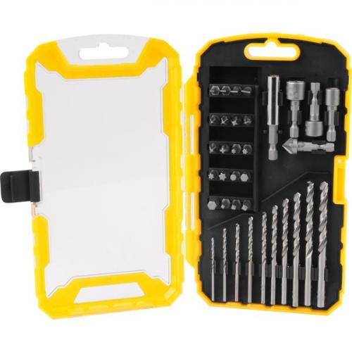 Jogo de bits brocas e soquetes com 35 peças Jogo de bits brocas e soquetes com 35 peças