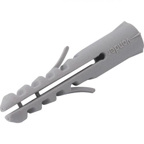 Bucha de nylon para fixao 6 mm com 10 peas 