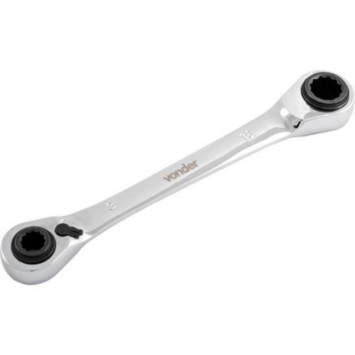 Chave estrela com catraca revers�vel 8 mm x 10 mm e 12 mm x 13 mm