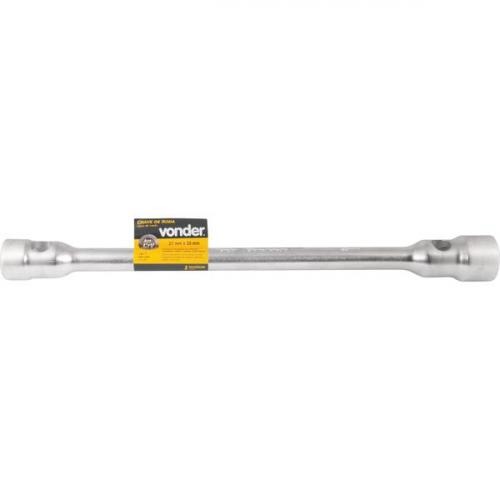 Chave de roda tipo T sem cabo 27 x 33 mm a�o cromo van�dio