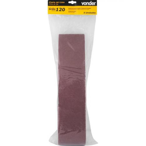 Cinta de lixa 100 mm x 915 mm G 120 com 5 peas  