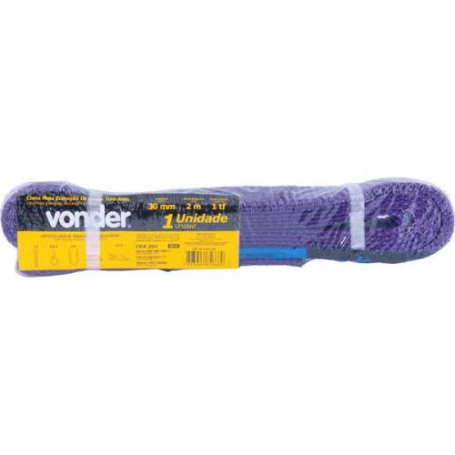 Cinta plana para elevao de carga 2 m 1T