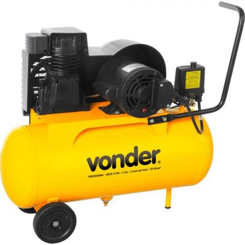 Compressor de ar 7,4 ps 23,5L 1,5 hp 125 lbs monofsico  110V