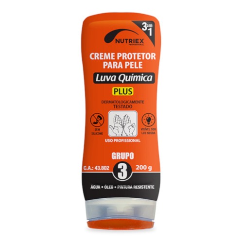 Creme protetor para a pele Luva química gr3 - 200g Creme protetor para a pele Luva química gr3 - 200g