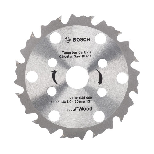 Disco de serra para madeira 110 x 20 mm com 12 dentes - Ecoline Disco de serra para madeira 110 x 20 mm com 12 dentes - Ecoline