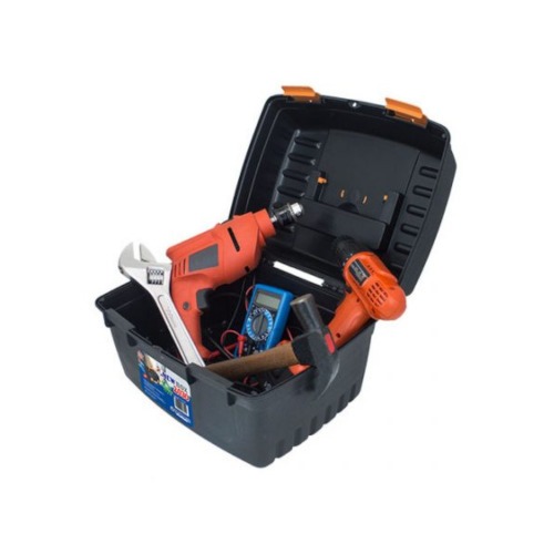 Maleta plstica para serra mrmore e ferramentas 14