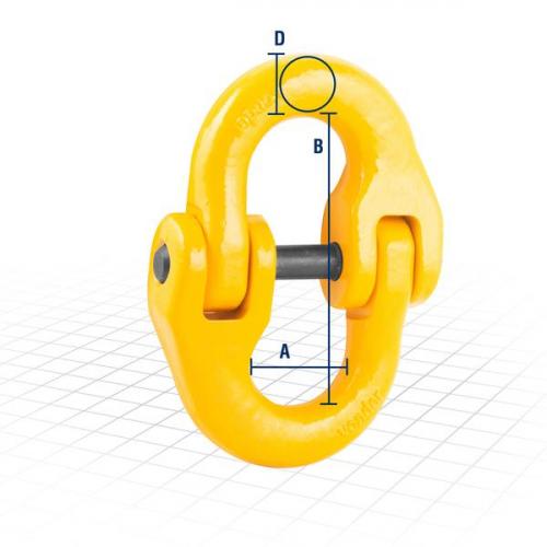 Elo de ligação para corrente 1,12 toneladas Elo de ligação para corrente 1,12 toneladas