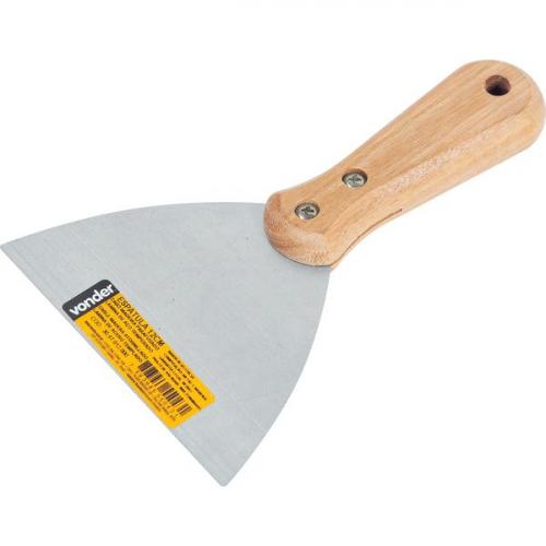 Esp�tula 12 cm cabo de madeira parafusado 