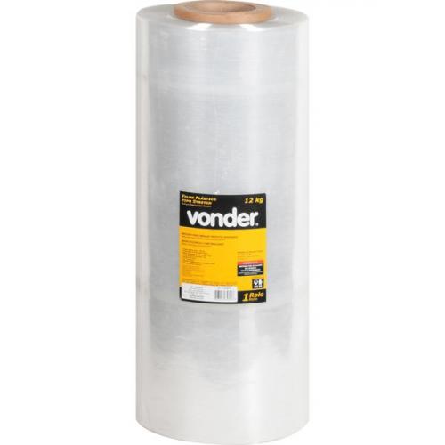 Filme Plástico Stretch 500 mm x 870 m 25 micra rolo 12 kg Filme Plástico Stretch 500 mm x 870 m 25 micra rolo 12 kg