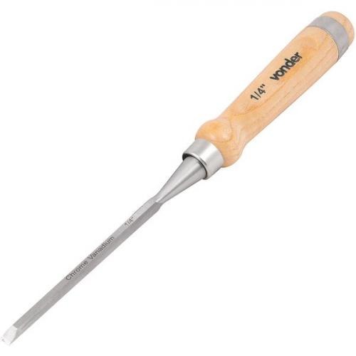 Formão chanfrado com cabo em madeira ¼ Formão chanfrado com cabo em madeira ¼