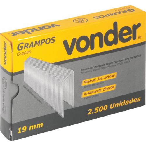 Grampo 19 mm para grampeador GPV 201 com 2.500 peas