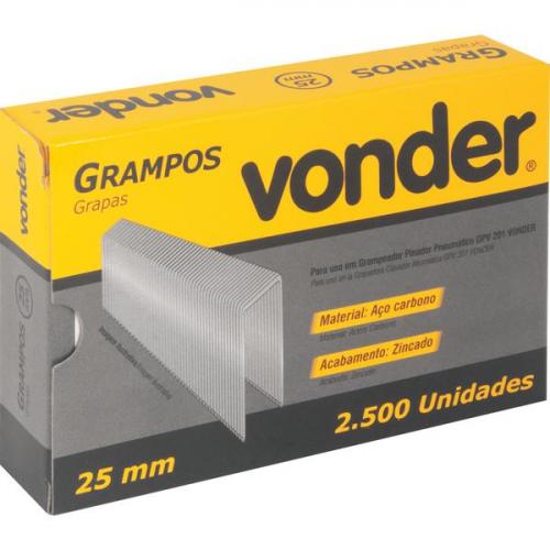Grampo 25 mm para grampeador GPV 201 com 2.500 peas