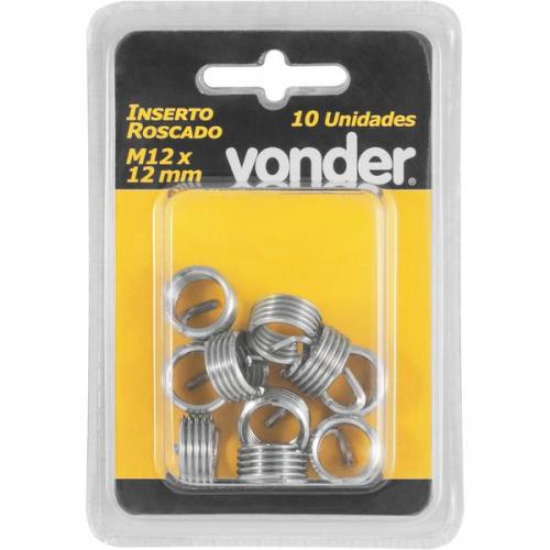 Inserto roscado M12 x 12 mm Inserto roscado M12 x 12 mm
